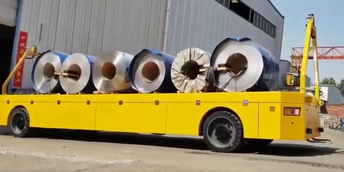 40噸舵輪電動板車